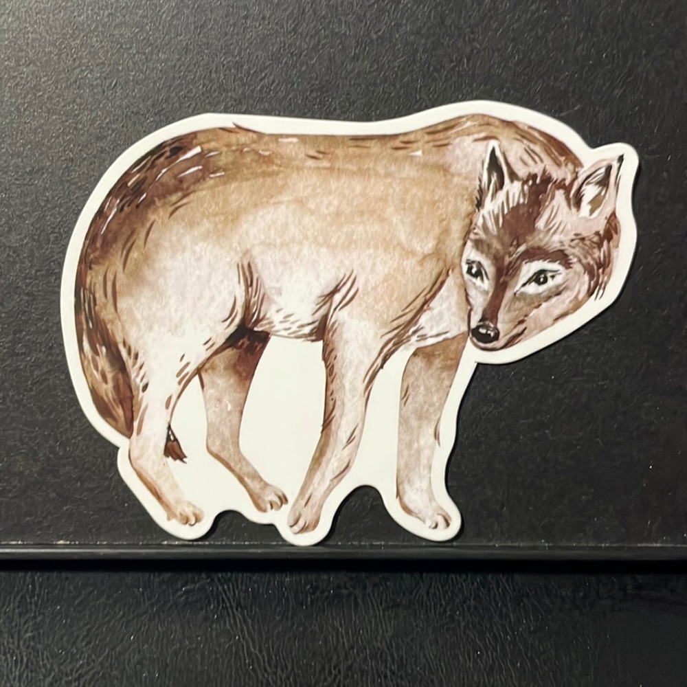 WOLF STICKER